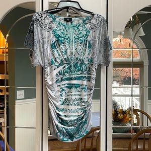 Women’s Short Sleeve Ruched Waist Stretch Top